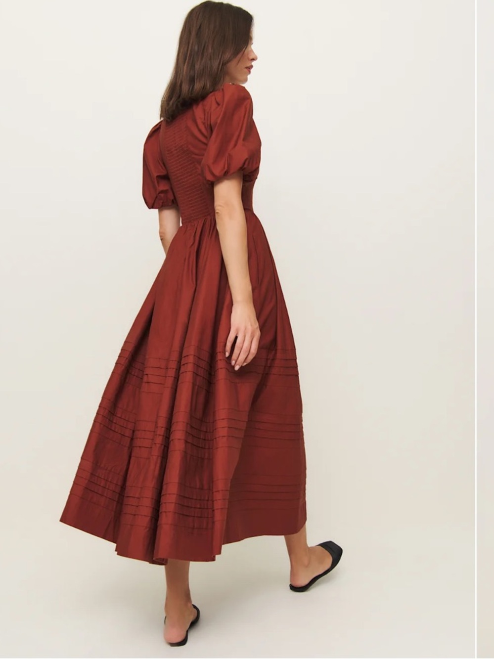 Reformation Everlyn Dress Fig Jam - Size 4 - Picture 3 of 13